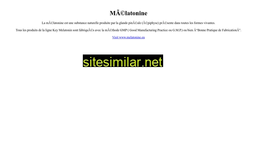 melatonine.ch alternative sites