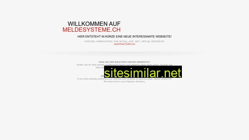 meldesysteme.ch alternative sites