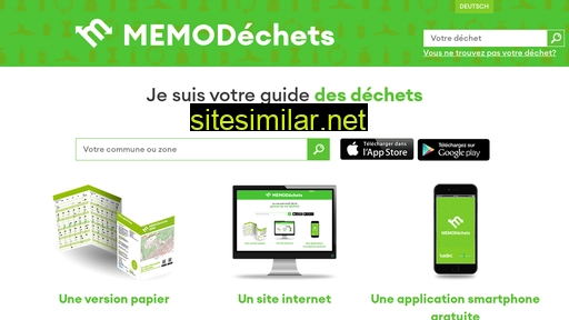 memodechets.ch alternative sites