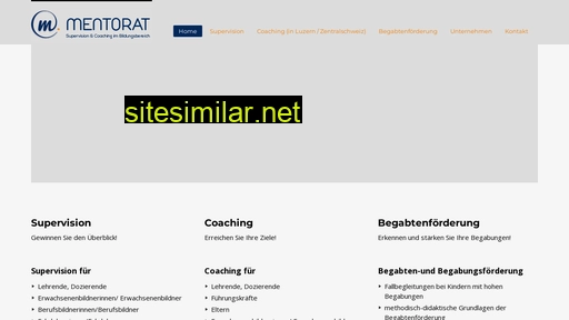 mentorat.ch alternative sites
