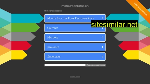mercurochrome.ch alternative sites