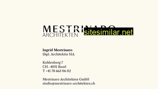 mestrinaro-architekten.ch alternative sites