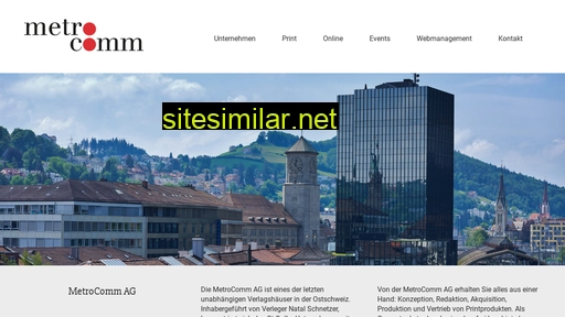 metrocomm.ch alternative sites