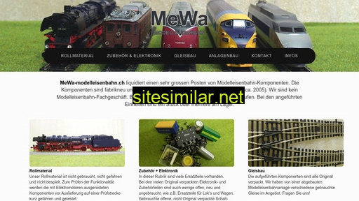 mewa-modelleisenbahn.ch alternative sites