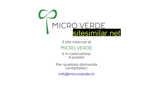 microverde.ch alternative sites