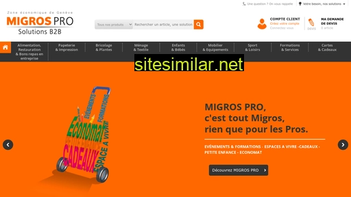 migrospro.ch alternative sites