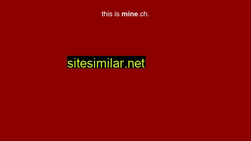 mine.ch alternative sites