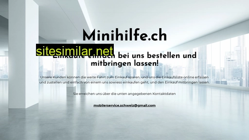 minihilfe.ch alternative sites