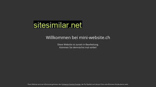 mini-website.ch alternative sites