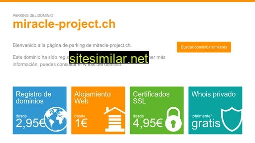 miracle-project.ch alternative sites