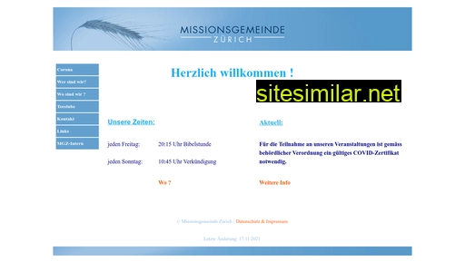 missionsgemeinde.ch alternative sites