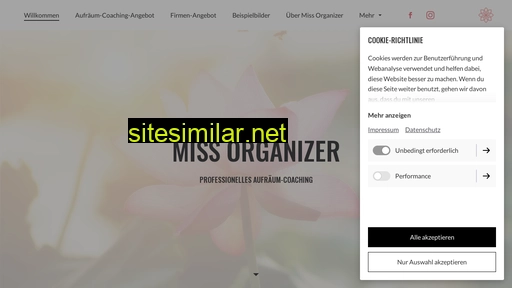 miss-organizer.ch alternative sites