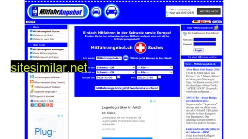 mitfahrangebot.ch alternative sites