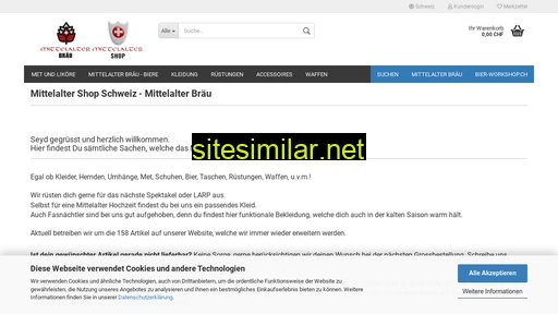 mittelalter-shop-schweiz.ch alternative sites