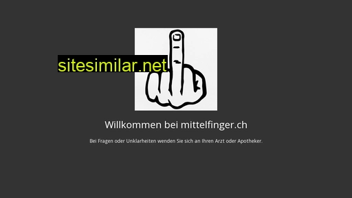 mittelfinger.ch alternative sites