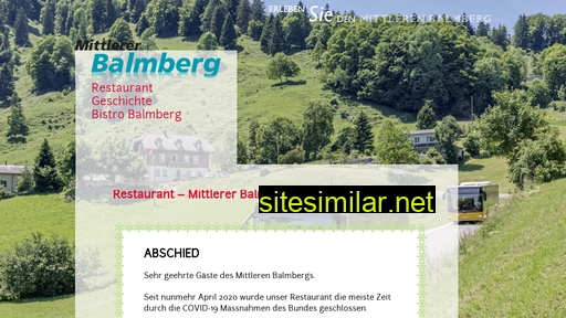 Mittlererbalmberg similar sites