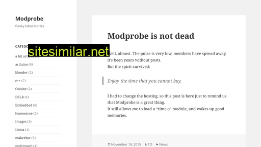 modprobe.ch alternative sites