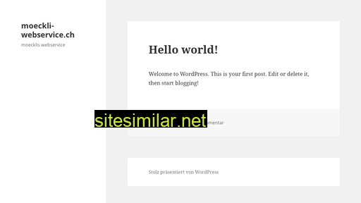 Moeckli-webservice similar sites
