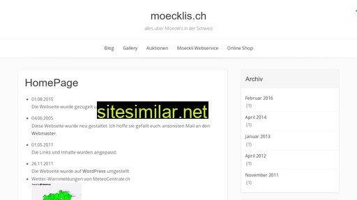 moecklis.ch alternative sites