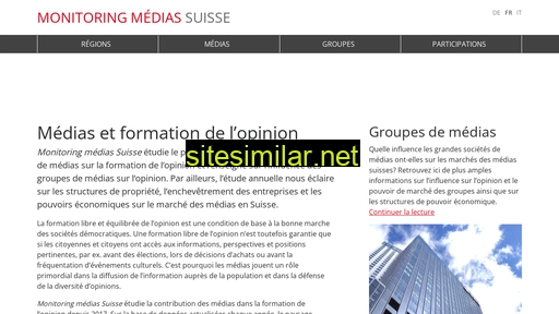 monitoring-medias-suisse.ch alternative sites
