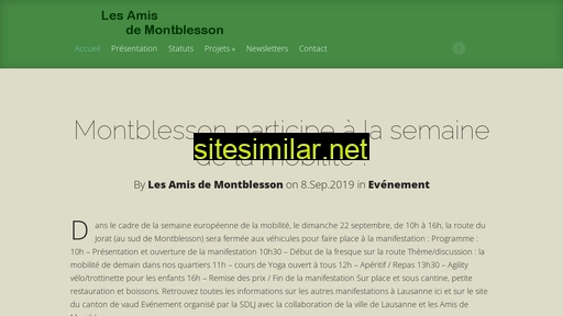 montblesson.ch alternative sites