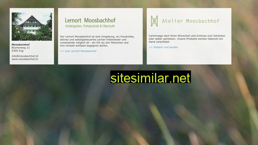 moosbachhof.ch alternative sites