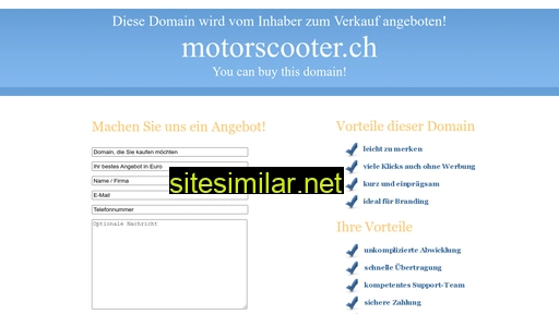 motorscooter.ch alternative sites