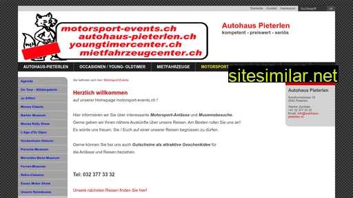 motorsportevents.ch alternative sites