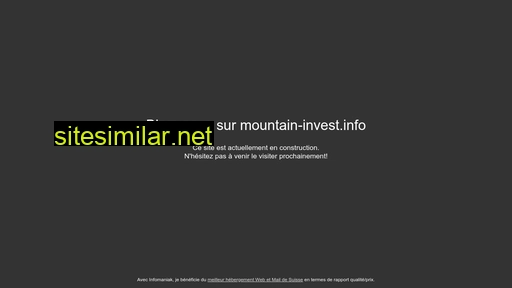 mountaininvest.ch alternative sites