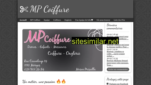 mpcoiffure.ch alternative sites