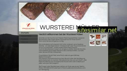 muellerwursterei.ch alternative sites