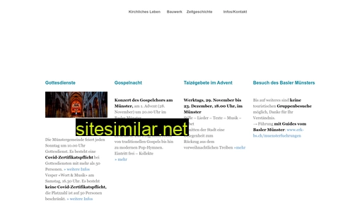 muensterbasel.ch alternative sites