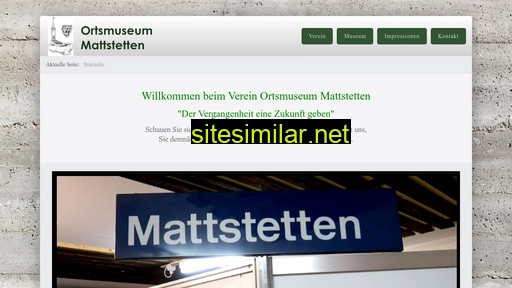 Museum-mattstetten similar sites