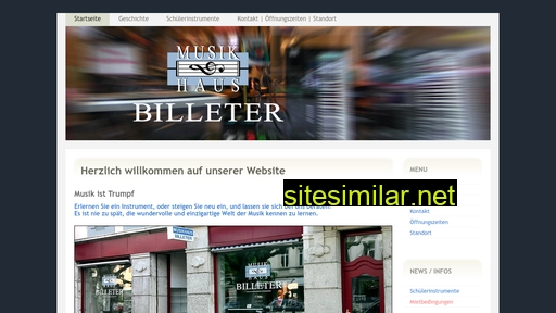 musikhaus-billeter.ch alternative sites