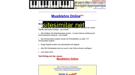 Musiklehre similar sites