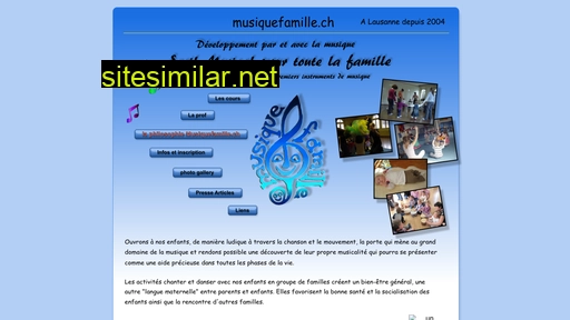 musiquefamille.ch alternative sites