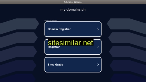 My-domains similar sites