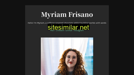 myriamfrisano.ch alternative sites