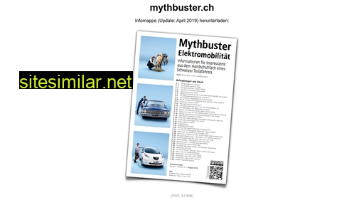 mythbuster.ch alternative sites