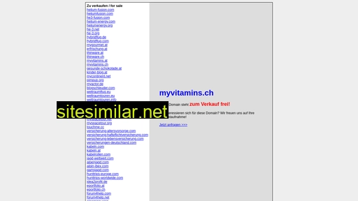 Myvitamins similar sites