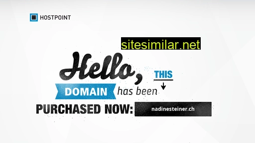 nadinesteiner.ch alternative sites
