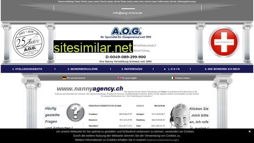 nannyagency.ch alternative sites