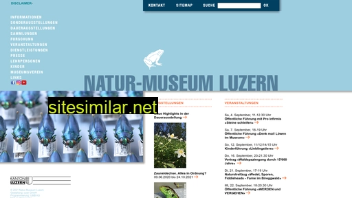 naturmuseum.ch alternative sites