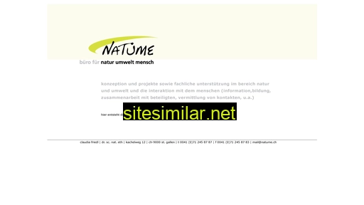 natume.ch alternative sites
