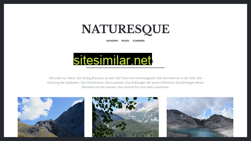 naturesque.ch alternative sites