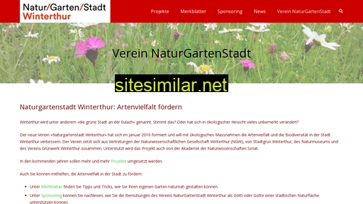 naturgartenstadt.ch alternative sites