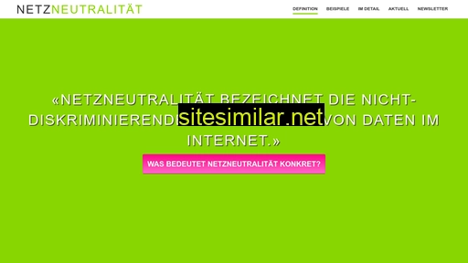netzneutral.ch alternative sites