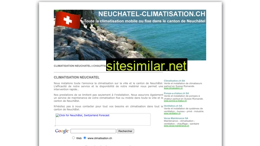neuchatel-climatisation.ch alternative sites