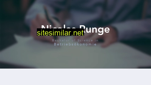 nicolasrunge.ch alternative sites
