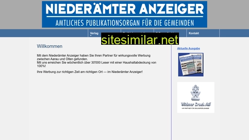 niederaemter-anzeiger.ch alternative sites